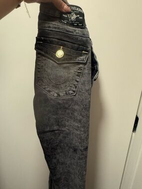 True Religion Women’s Black Washed Skinny Jeans